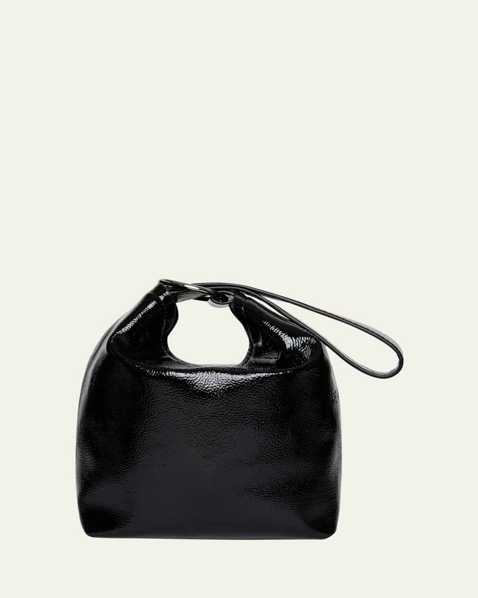 The Afterparty Patent Leather Top-Handle Bag
